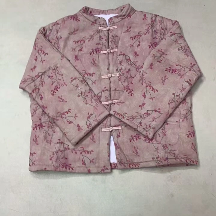 【福利款】秋冬斜纹麻夹棉加厚新中式棉服外套文艺国风上衣中国风