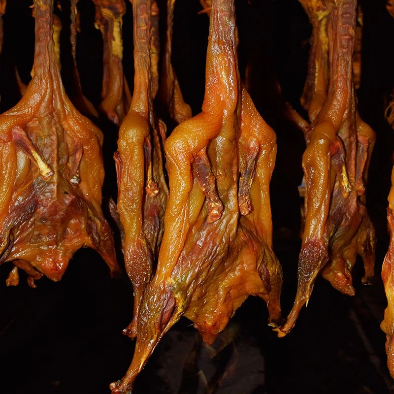 湖南特产柴火烟熏腊鸭整只农家手工自制腊鸭腿真空包装樟茶鸭风干