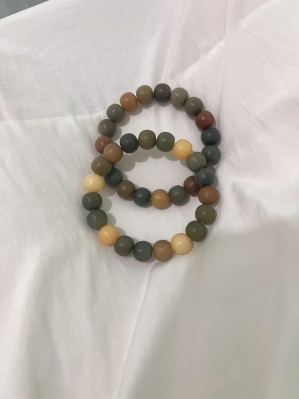 白玉菩提根手工干磨苹果珠