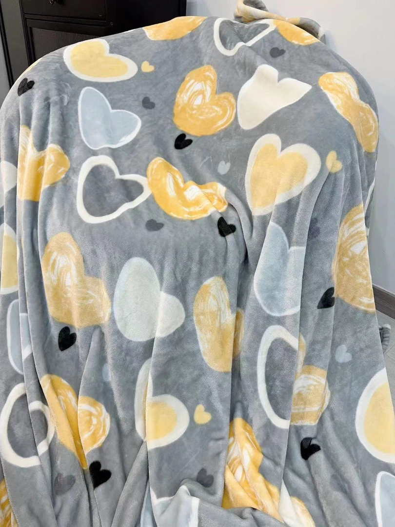 200*230牛奶绒毛毯（恋心）