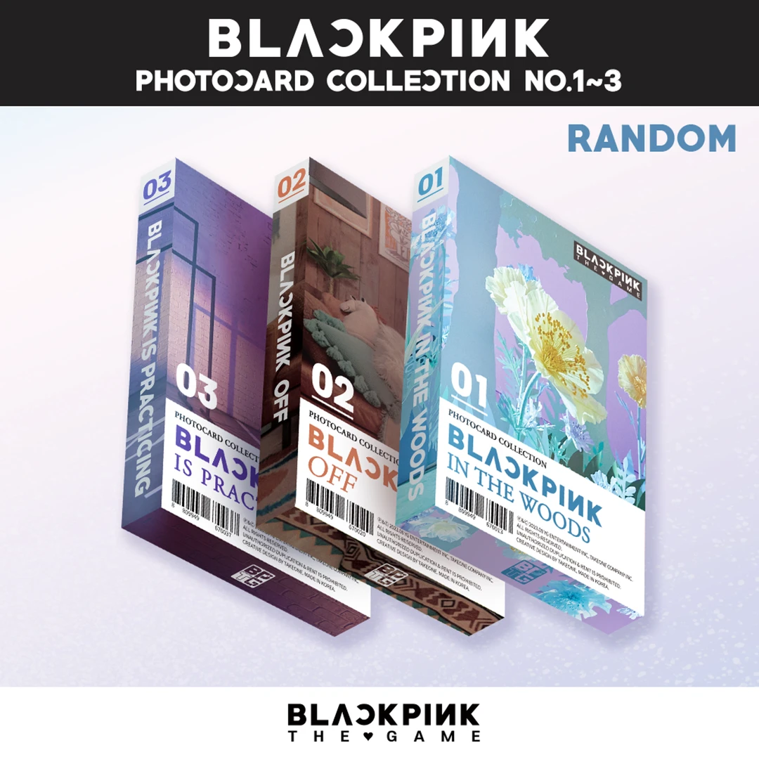现货BLACKPINK the game磁带卡铁盒游戏盒全新粉墨官方小卡周边
