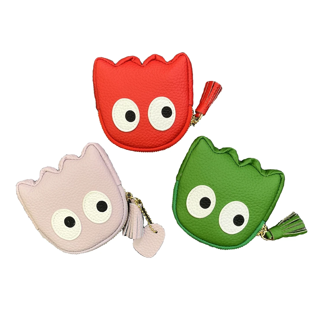 苏苏【大眼睛零钱包】 头层牛皮 可爱 简约 mini 多功能 零钱袋