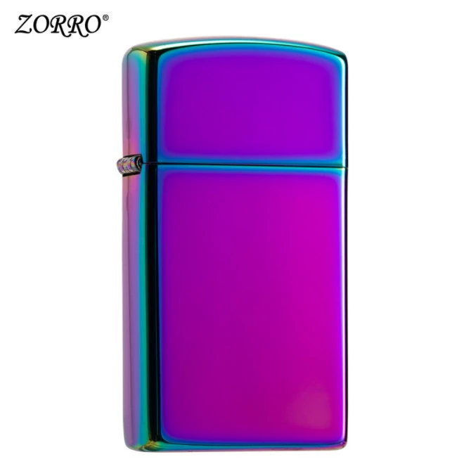 zorro佐罗909煤油打火机防风个性创意超薄纤巧女士个性创意礼品