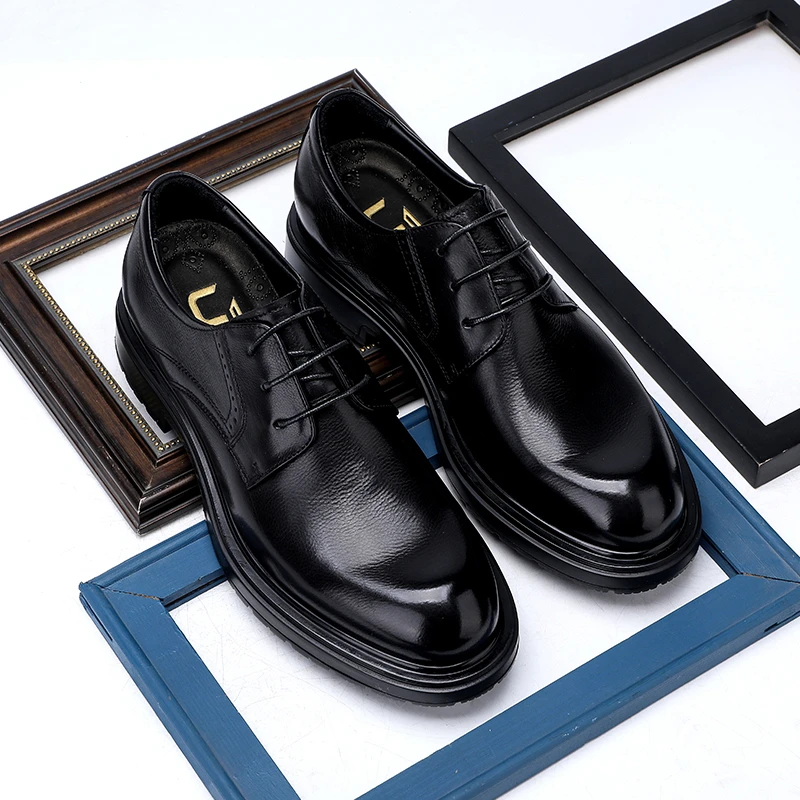 U7品牌男鞋  好鞋相伴  时尚百搭真皮皮鞋新款商务皮鞋