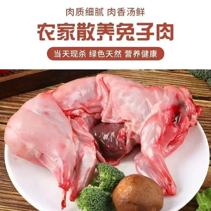 【大山村杨支书推荐】农家食草兔整只兔肉空运
