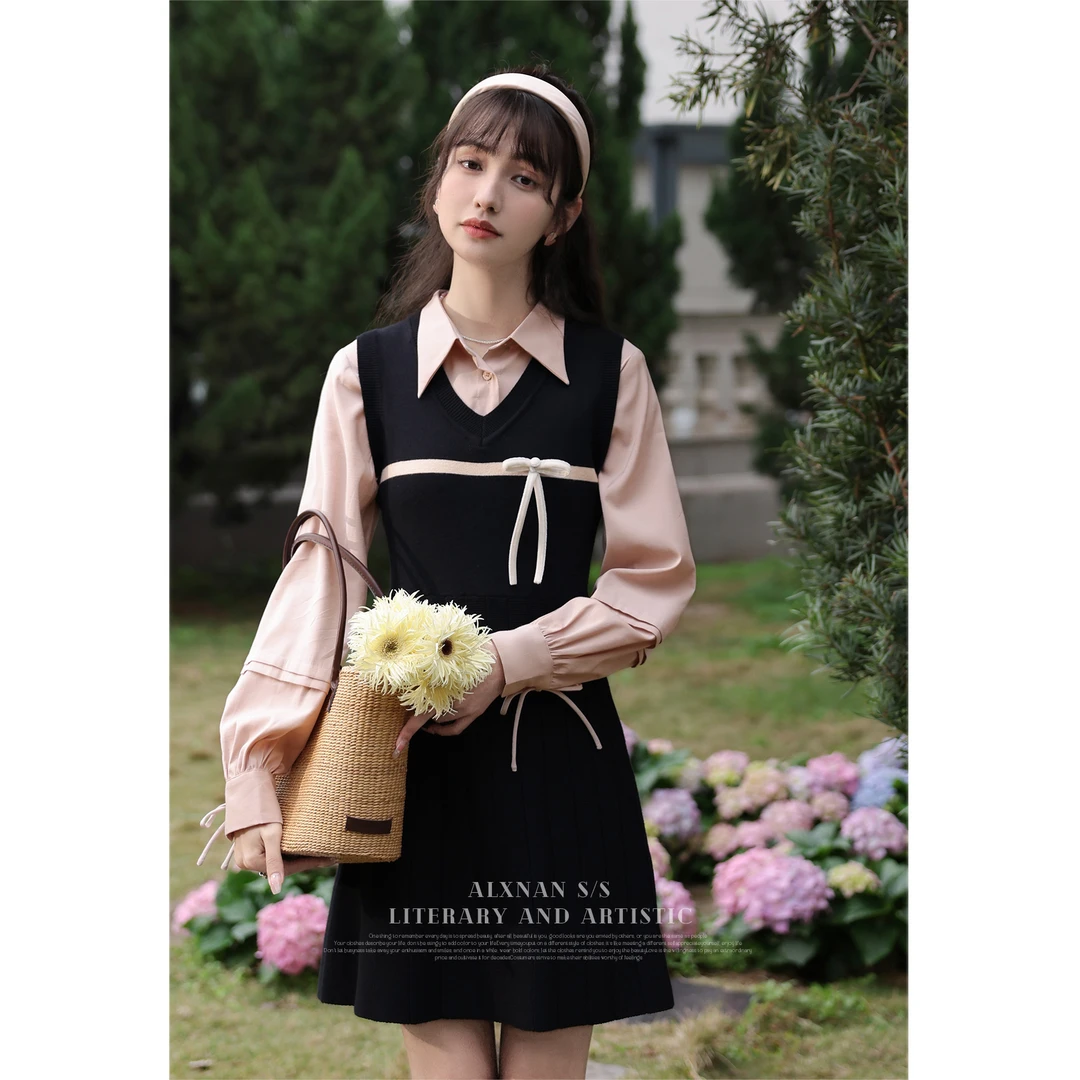 LXN28850鹿向南 礼物背心连衣裙