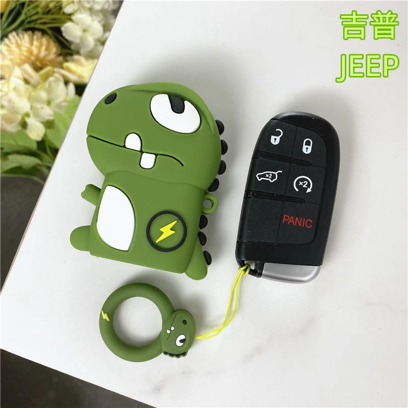 吉普JEEP指南者钥匙套自由光大切诺基壳自由侠大指挥官包卡通恐龙