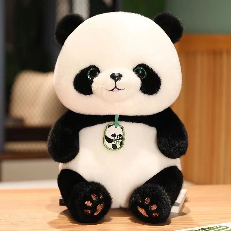 呆萌熊猫公仔毛绒玩具(手工测量有一到五厘米误差感谢理解)2504