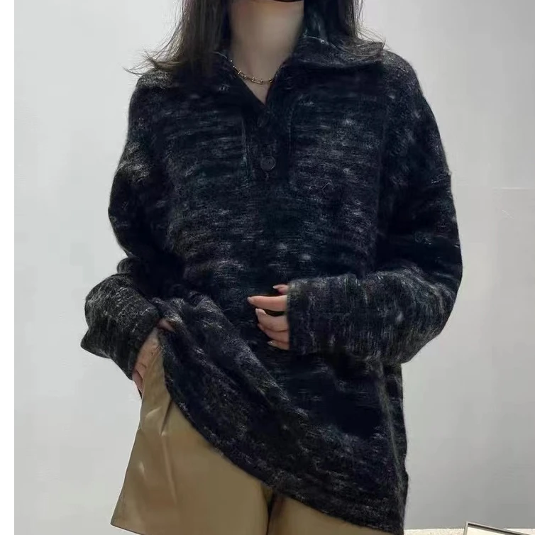 【水墨江南】康赛妮立领山羊绒拉绒秋冬女软糯亲肤抗起球时尚气质