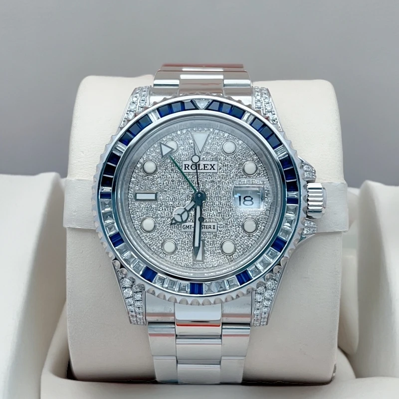 95新 Rolex/劳力士 格林尼治116710升级116759后镶钻自动机械男士