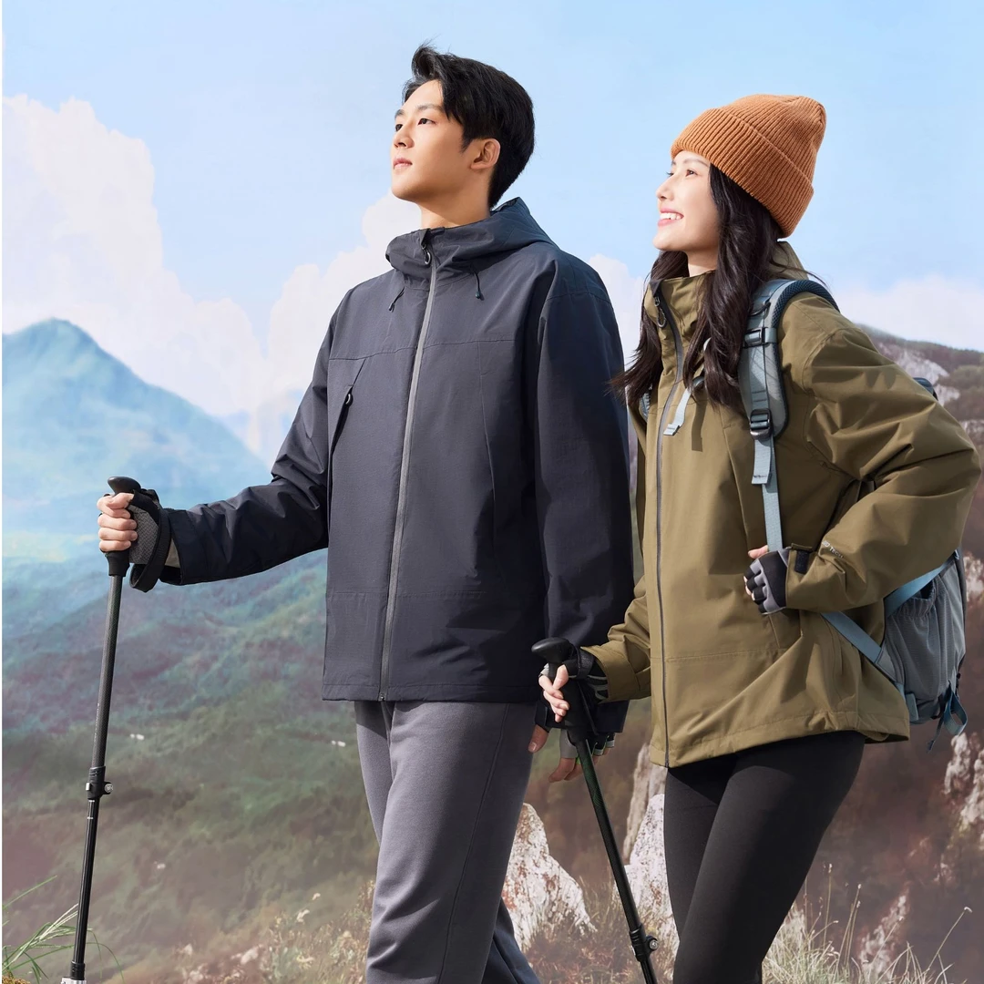 33,000 FT三合一冲锋衣男女款暴雨级防水防风保暖户外登山服399