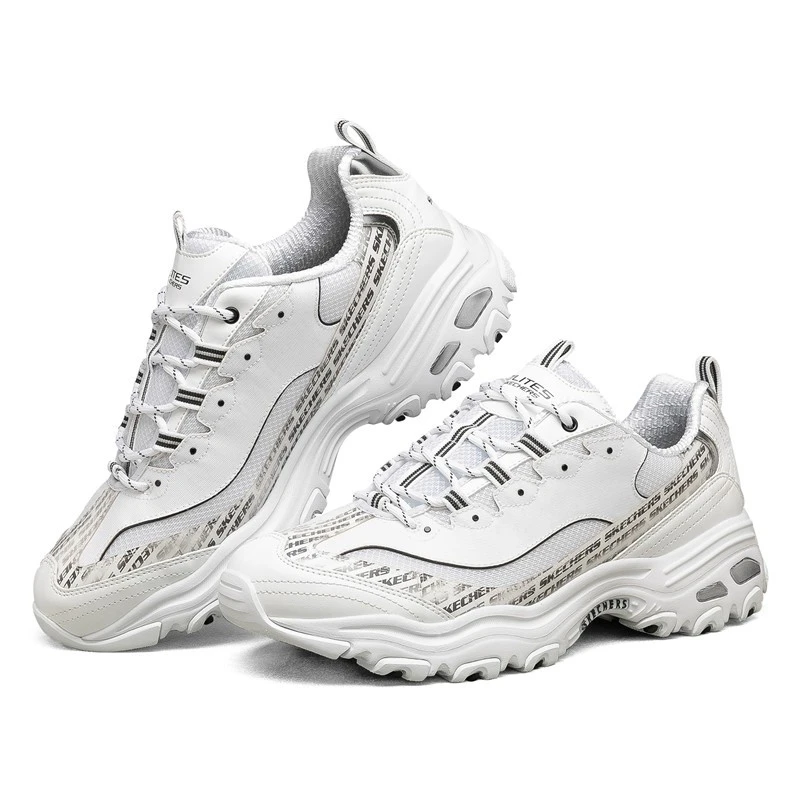 Skechers斯凯奇斯凯奇男子厚底老爹鞋LOGO串标休闲运动鞋237158