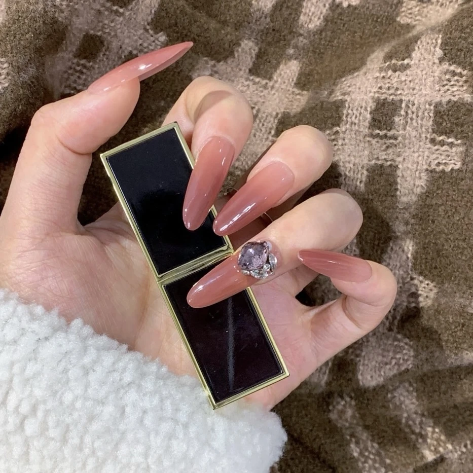 【烟熏玫瑰】纯手工穿戴甲 下单备注编号 跑单拉小黑屋！