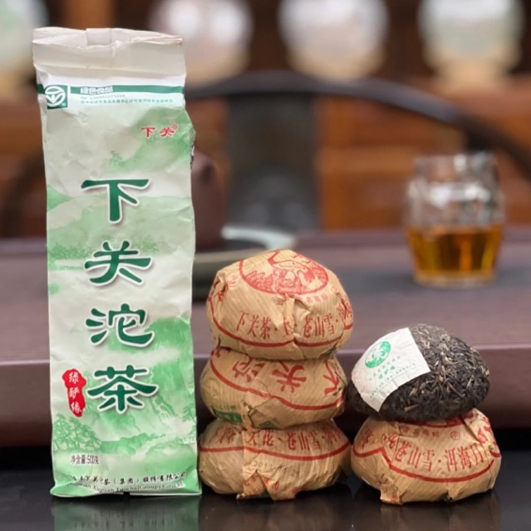 2011下关绿酽缘沱茶便条装500克（普洱生茶）