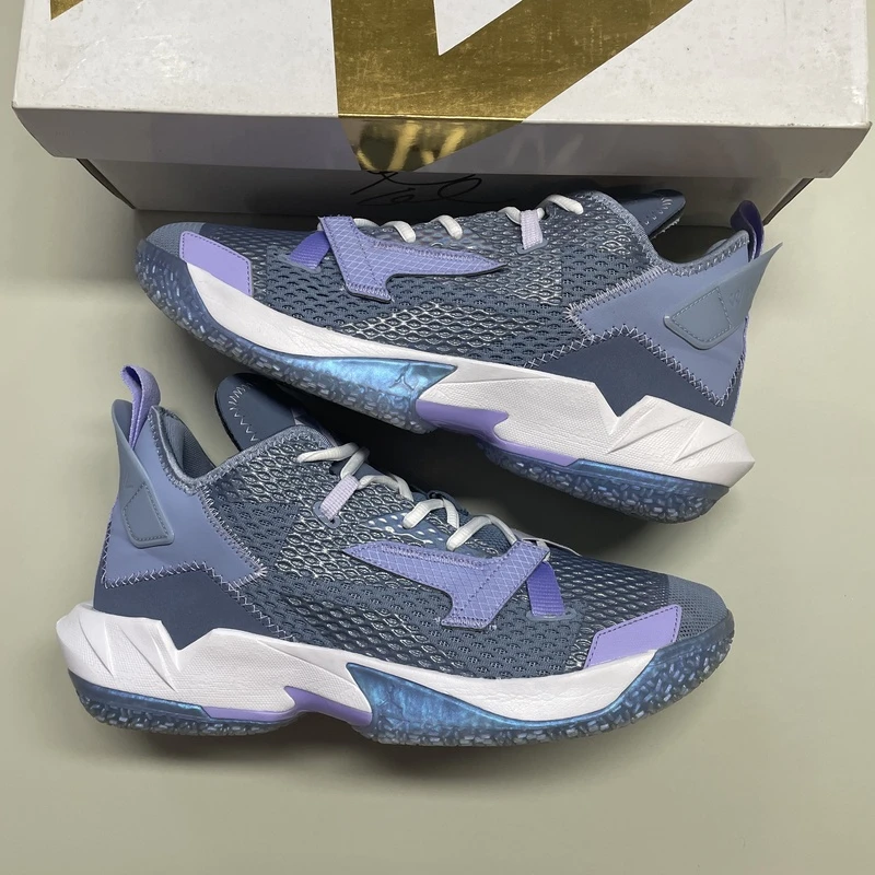 45码/公价499/威少4蓝白篮球鞋/98新/原盒