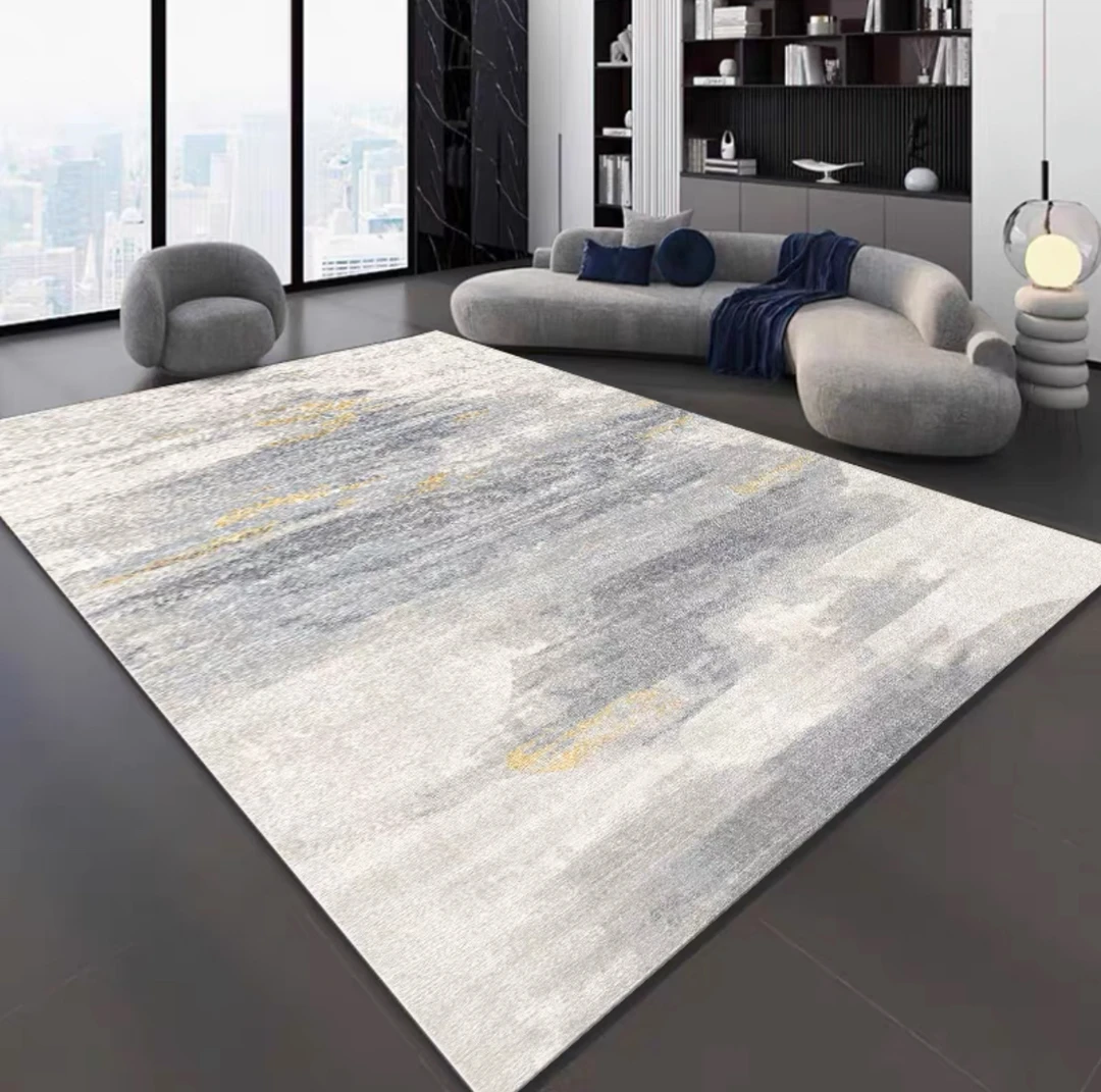 网红卧室垫地毯轻奢地垫沙发茶几家用大面积简约风防滑耐脏