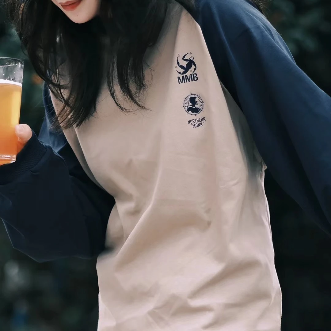 水猴子 北僧联名酒款长袖卫衣 100%纯棉