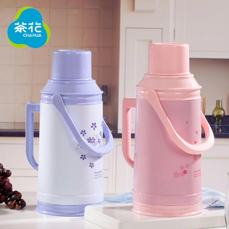 茶花【瑕疵划痕介意勿拍】热水瓶家用玻璃保温瓶学生宿舍用大容量