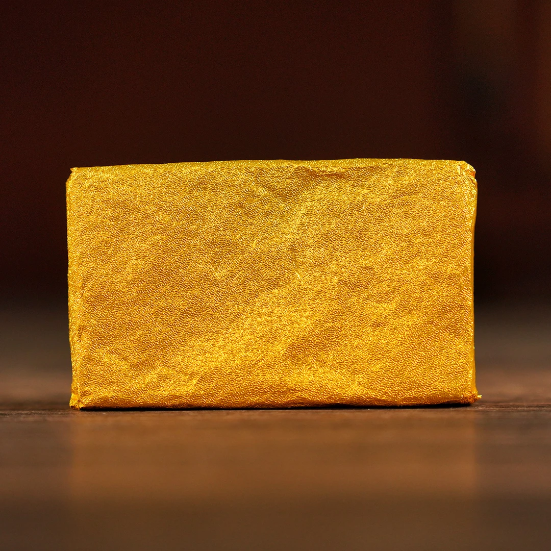 【班章陈韵·老曼峨金砖】2008年古树金砖普洱生茶