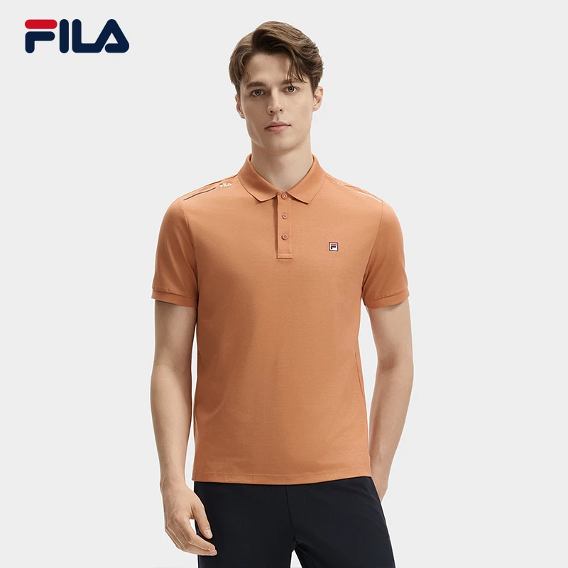 Fila斐乐男子【换季福利】拉菲整理彩标商务POLO衫 F11M431111F