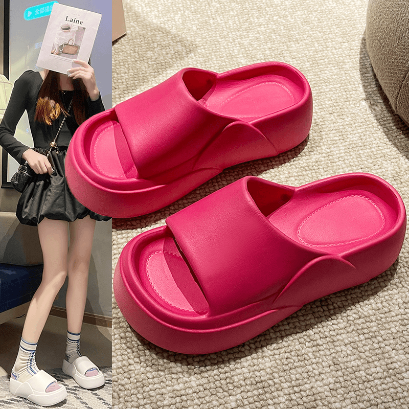 增高厚底凉拖鞋女士夏季外穿时尚软底日常沙滩休闲居家防滑踩屎感