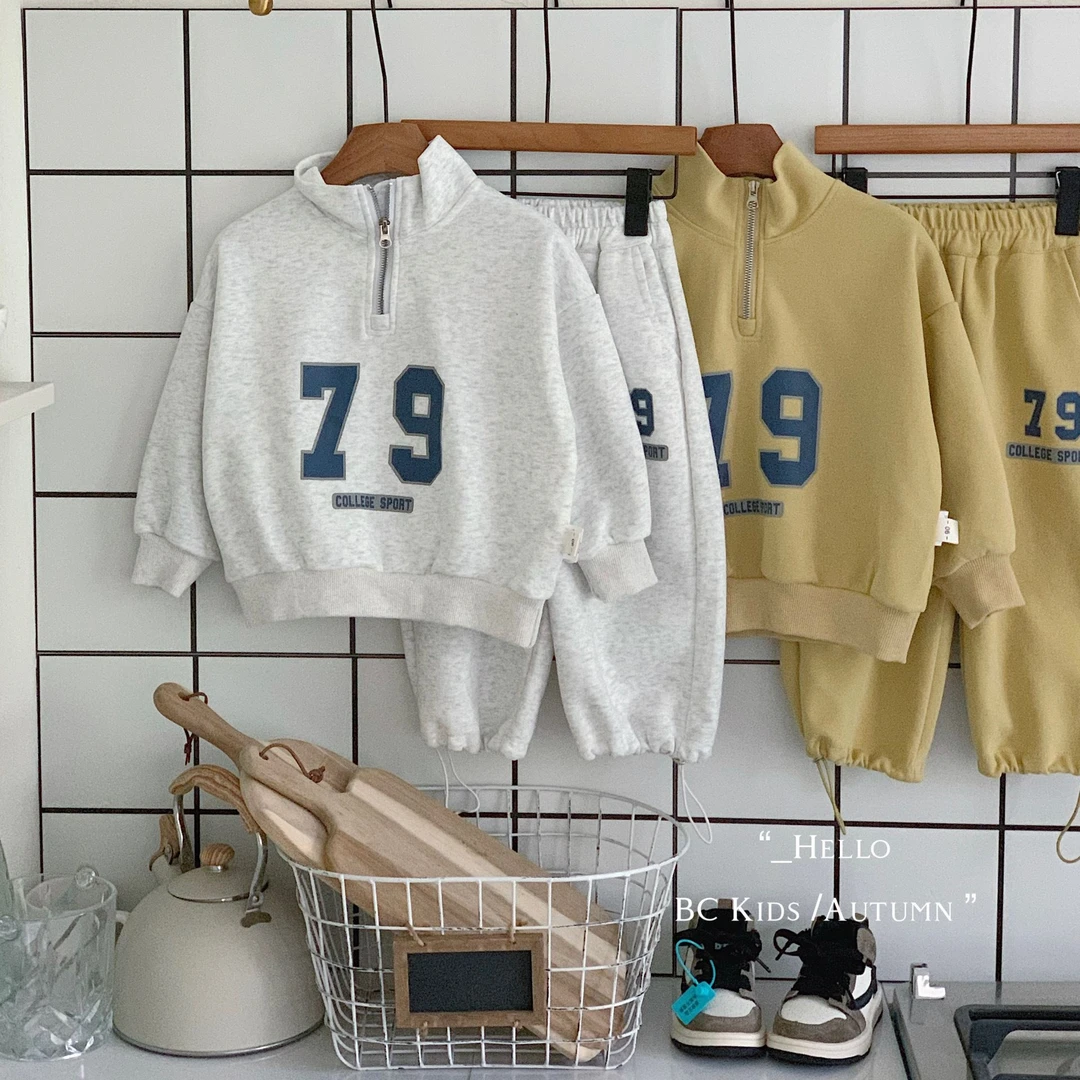 儿童春秋套装上班秋季男童时尚宝宝休闲卫衣+休闲长裤洋气两件套