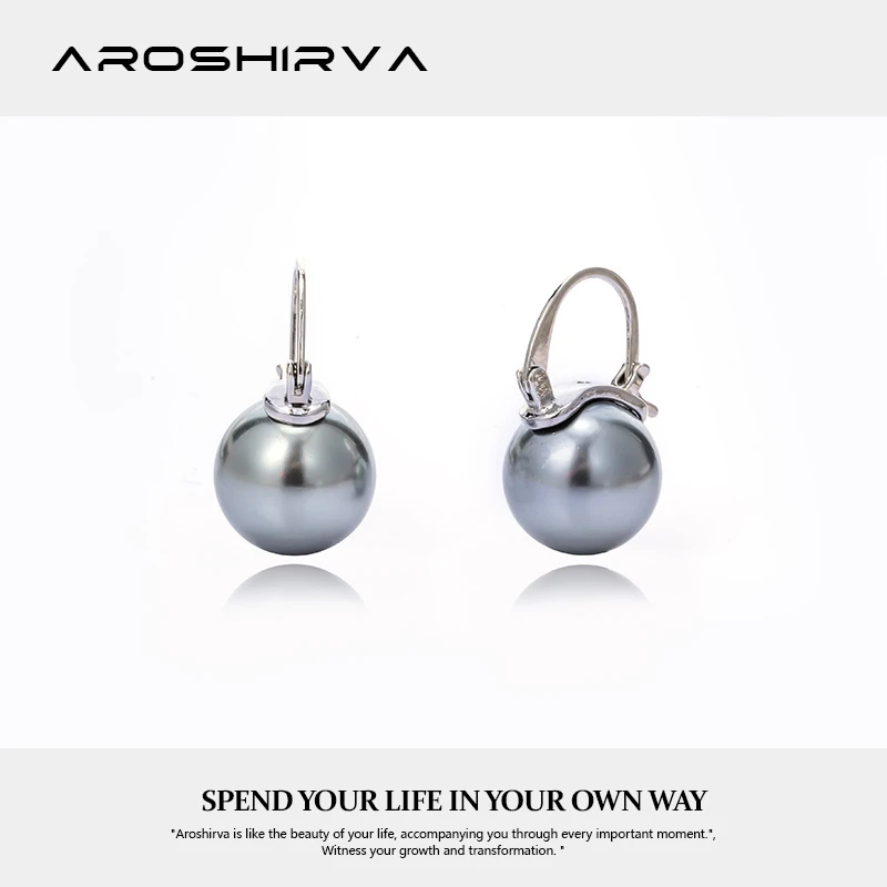 铜合金仿珍珠耳饰 耳挂简约百搭设计款