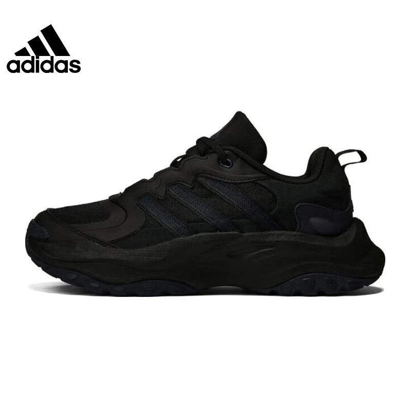 adidas阿迪达斯男女MAXXWAVY运动经典休闲跑步鞋黑色缓震IF8751