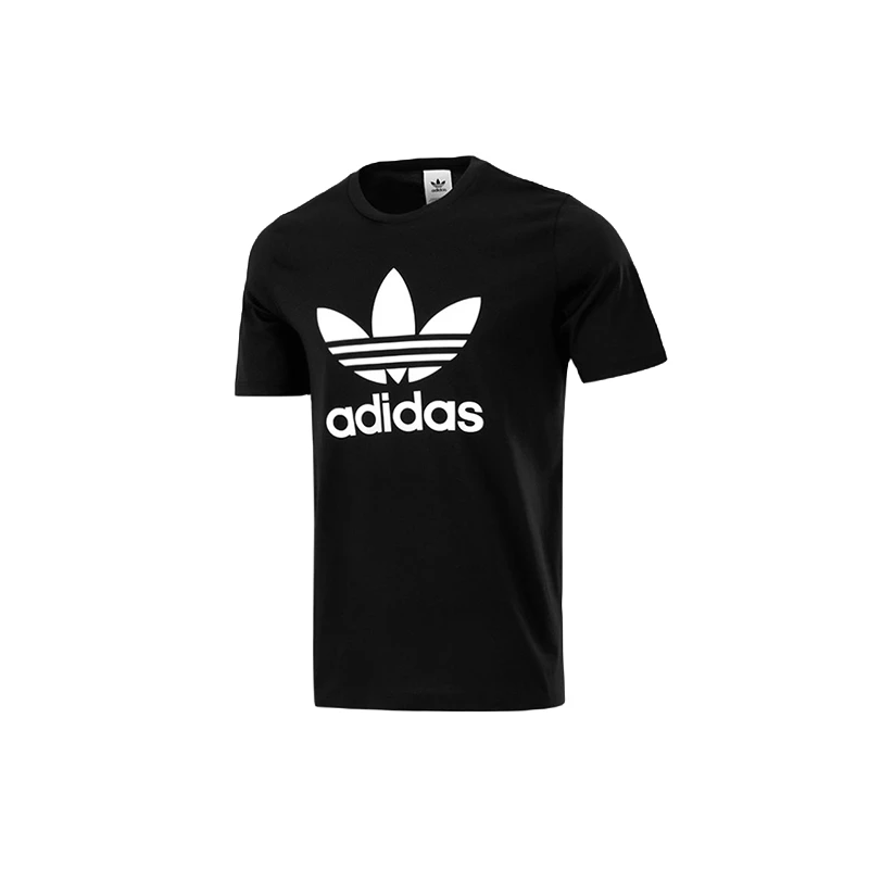 adidas阿迪达斯短袖t恤男款三叶草TREFOIL休闲运动半袖上衣H06642