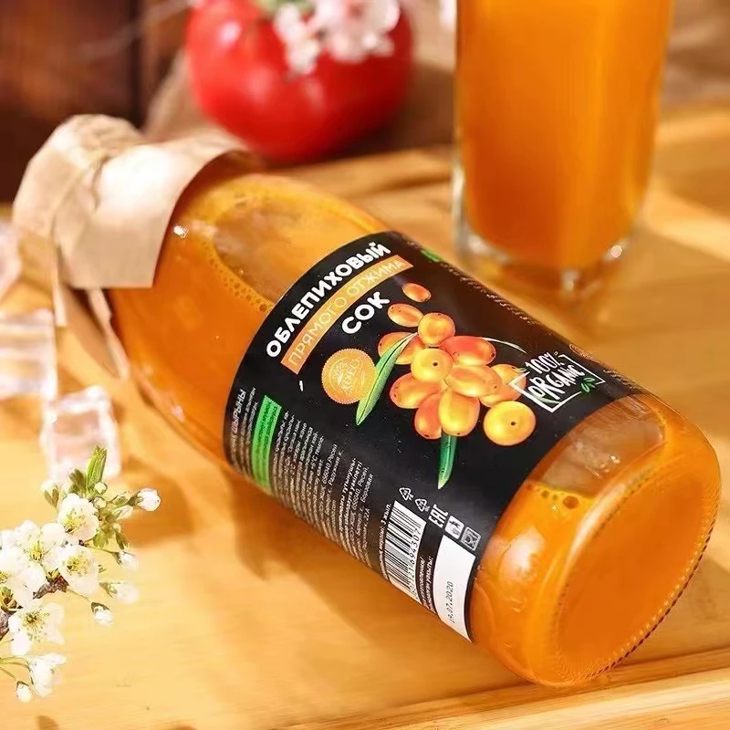 俄罗斯进口vitba沙棘果汁750ml/瓶原浆汁