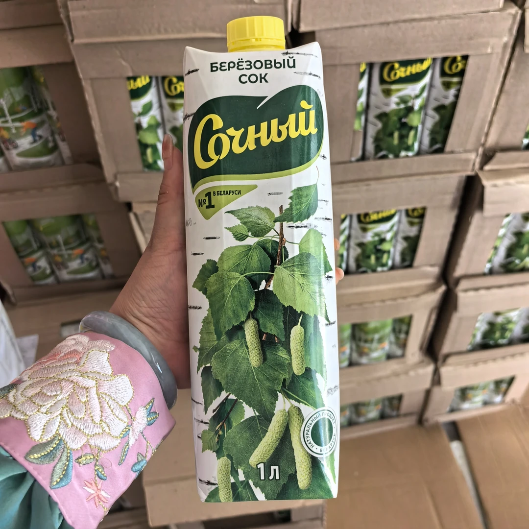 白俄罗斯进口寒潮桦树汁新日期新包装
