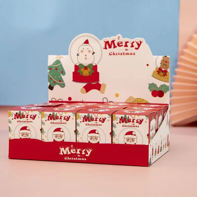 【盲盒代拆】新款潮流Q萌圣诞水晶球盲盒潮玩手办桌面摆件