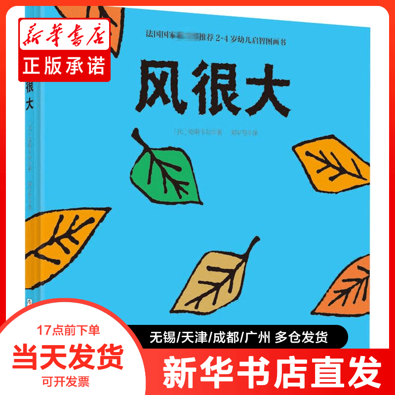 正版书 风很大 (比)哈斯卡尔 9787534293047
