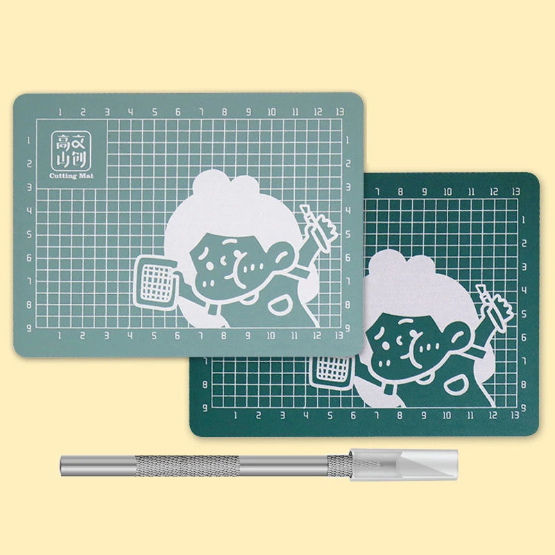 木子里切割垫板刻刀diy可爱少女心手帐素材裁剪工具礼盒套装木子
