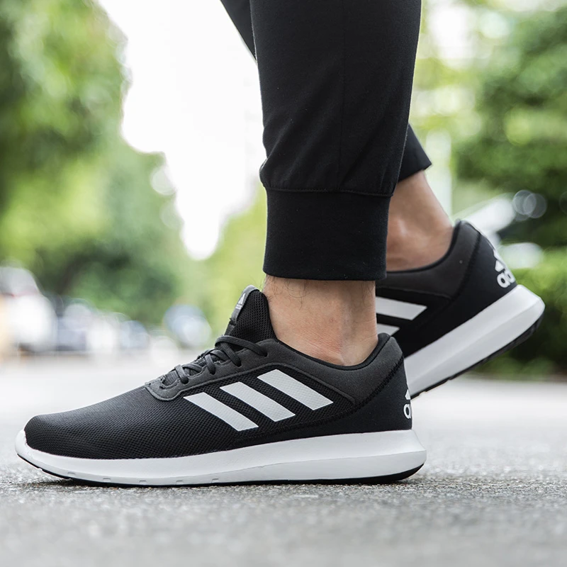Adidas阿迪达斯男鞋CORERACER透气网面轻便舒适跑步运动鞋FX3581