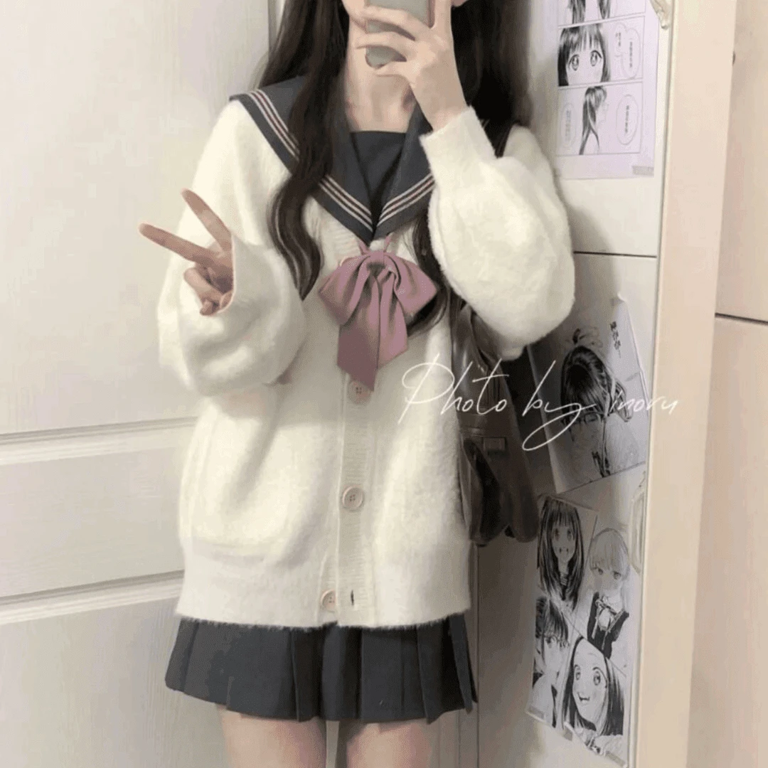 毛茸茸针织毛衣开衫外套女小个子软糯风秋冬2024新款保暖长袖上衣