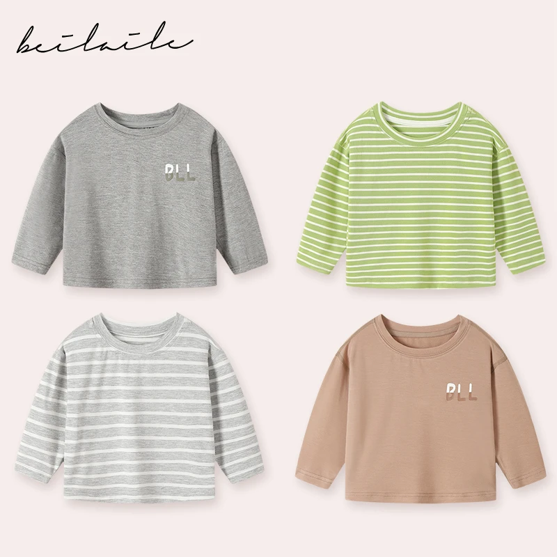 宝宝长袖T恤春秋小童衣服1小婴儿打底衫男童上衣女童秋装儿童童装