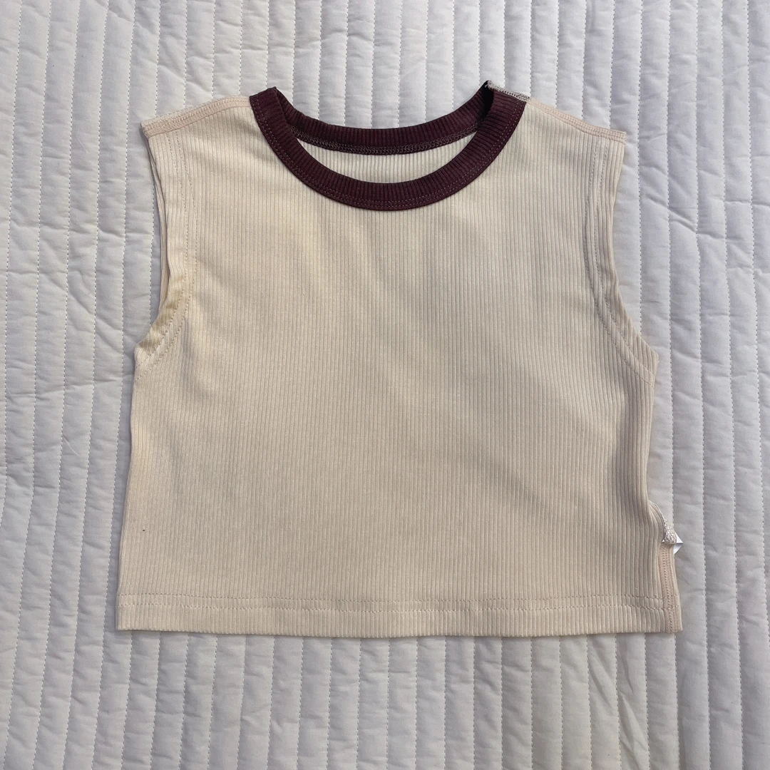 【优幕丝面膜T】婴儿装男女童背心T恤夏装男宝宝打底衫无袖上衣服