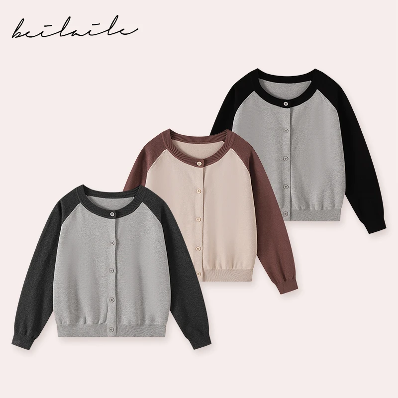 【亲子毛衣开衫 妈妈款】婴儿童上衣服打底衫男童宝宝春装秋季G19