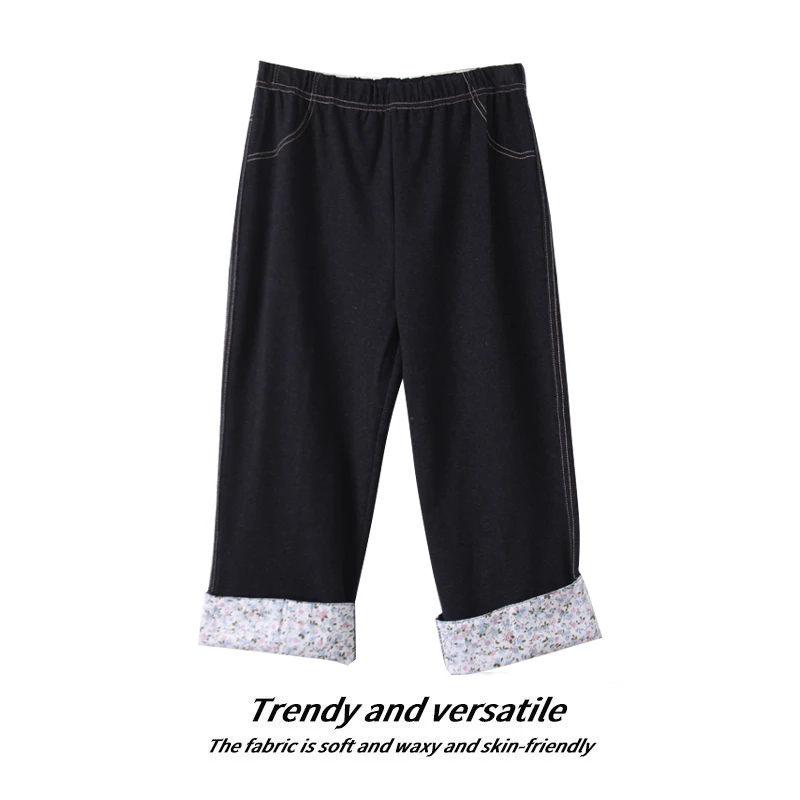 现货！秋季新款女士松紧腰牛仔短裤宽松透气休闲舒适HH221时尚百搭