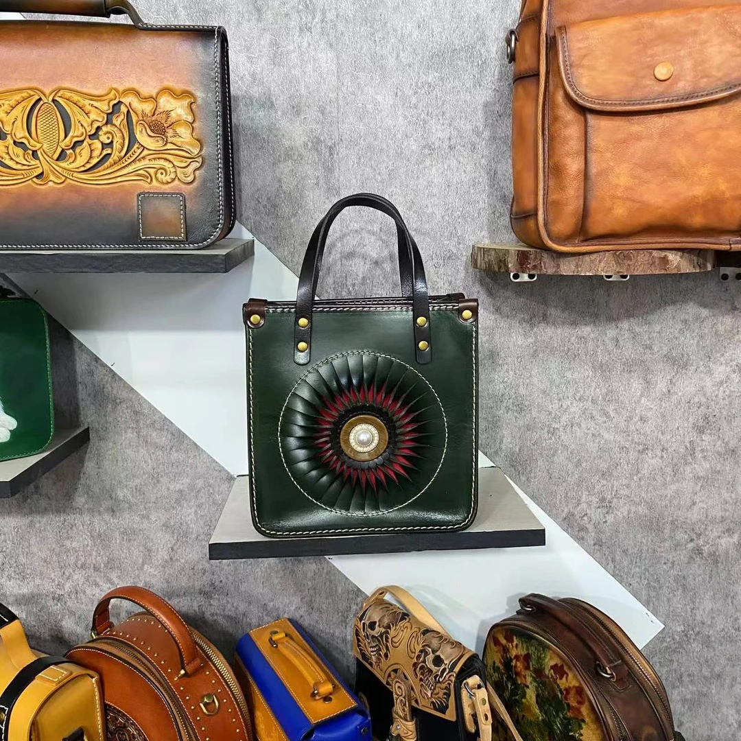 欠揍老弟头层牛皮单肩斜挎背包JJKK