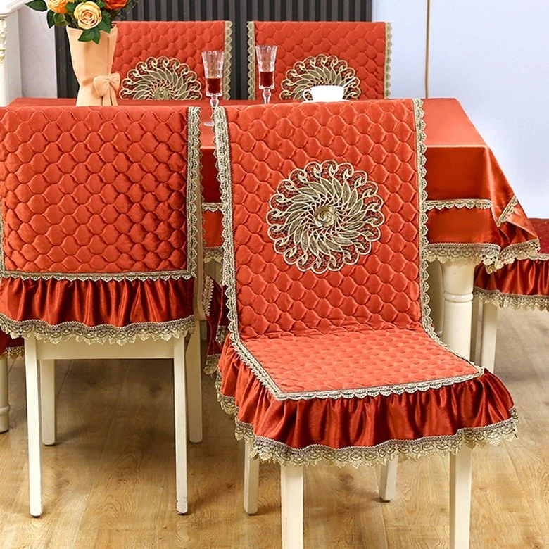 椅子套罩连体餐桌椅垫椅套餐椅垫套装椅套防滑靠背一体垫坐垫家用