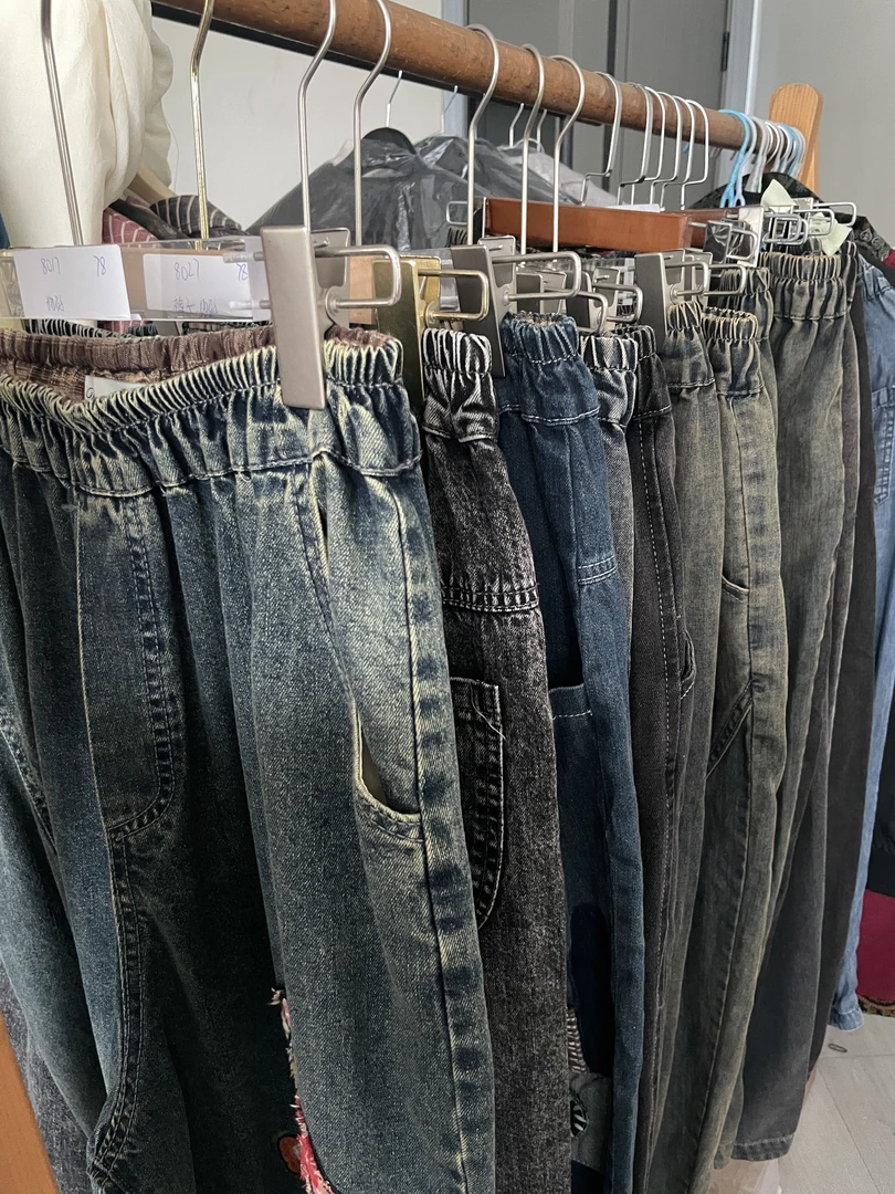 孤品选择对应编号女装牛仔裤宽松复古1-20号