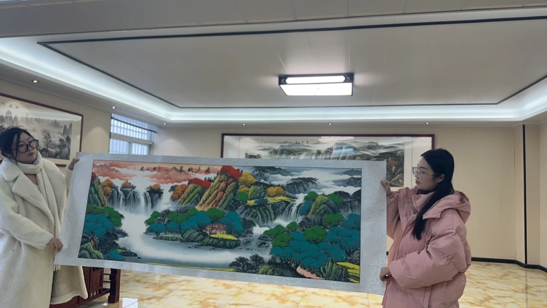 瀑声映翠 刘霞老师作品