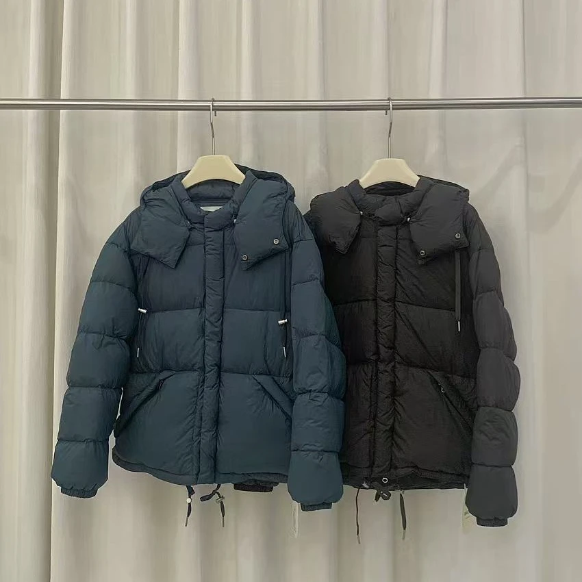 ZHANG&O1 ‘’90白鸭绒‘’ 小个子连帽宽松短款羽绒服 23403