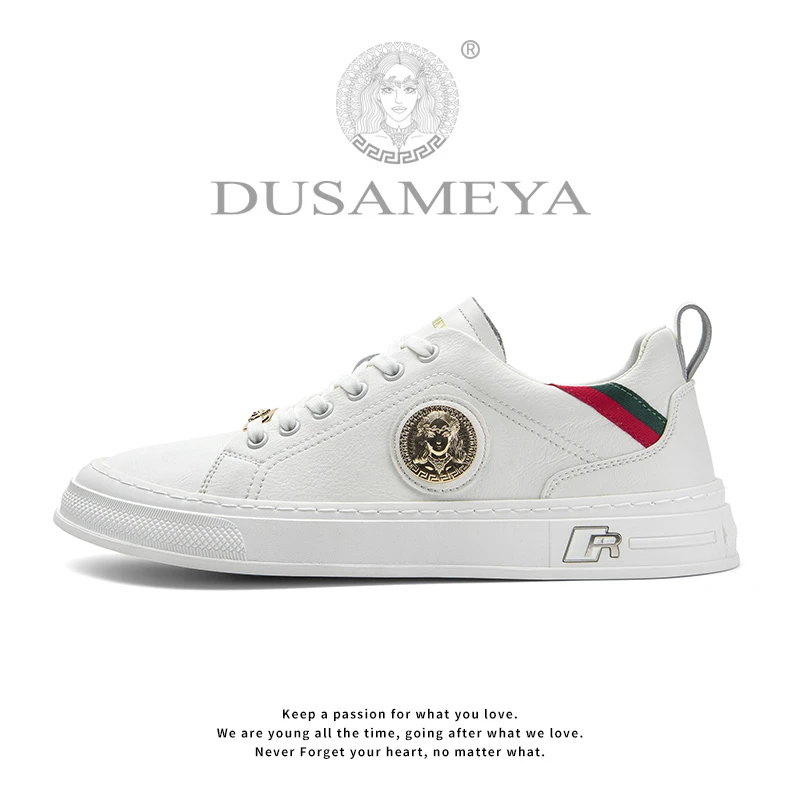 DUSAMEYA/杜莎米娅高档牛皮私人定制百搭轻奢时尚经典男士潮鞋