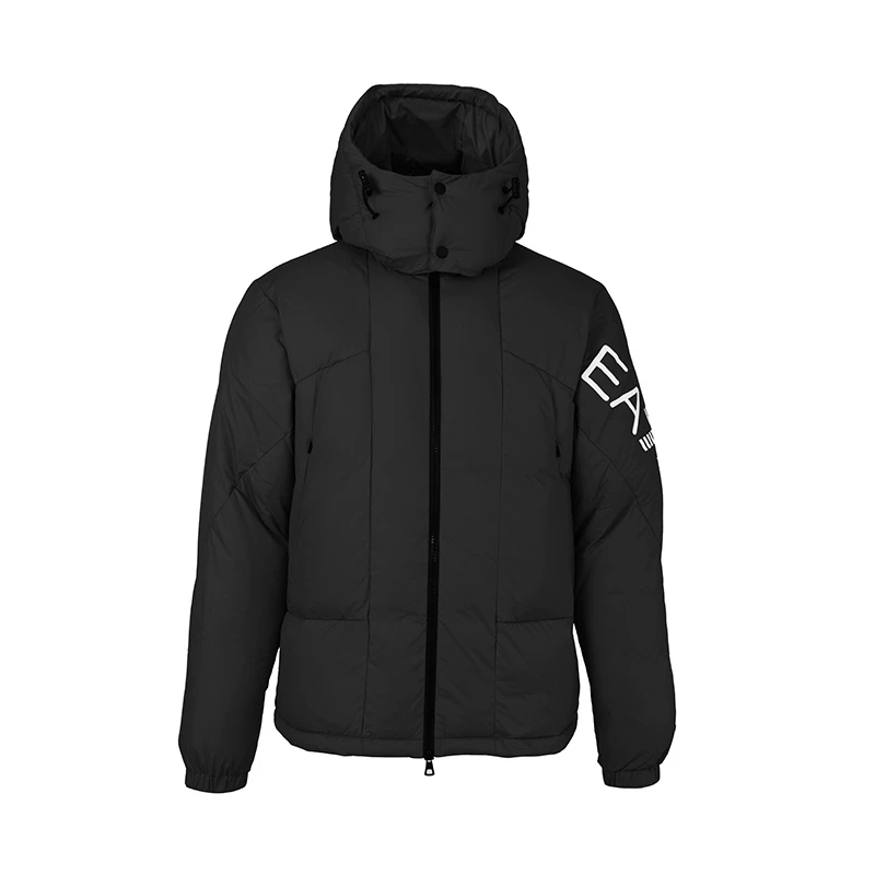 全新未使用  ARMANI/阿玛尼男士休闲连帽保暖防寒外套 11017