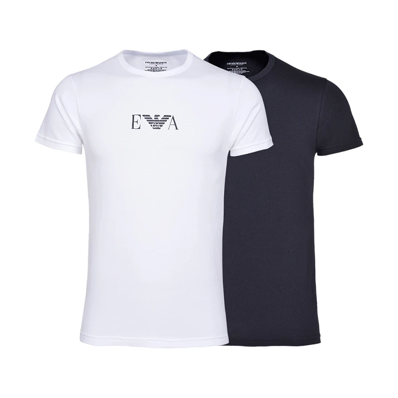 全新未使用 EMPORIO ARMANI EA7 夏季透气速干半袖t恤两件装91935