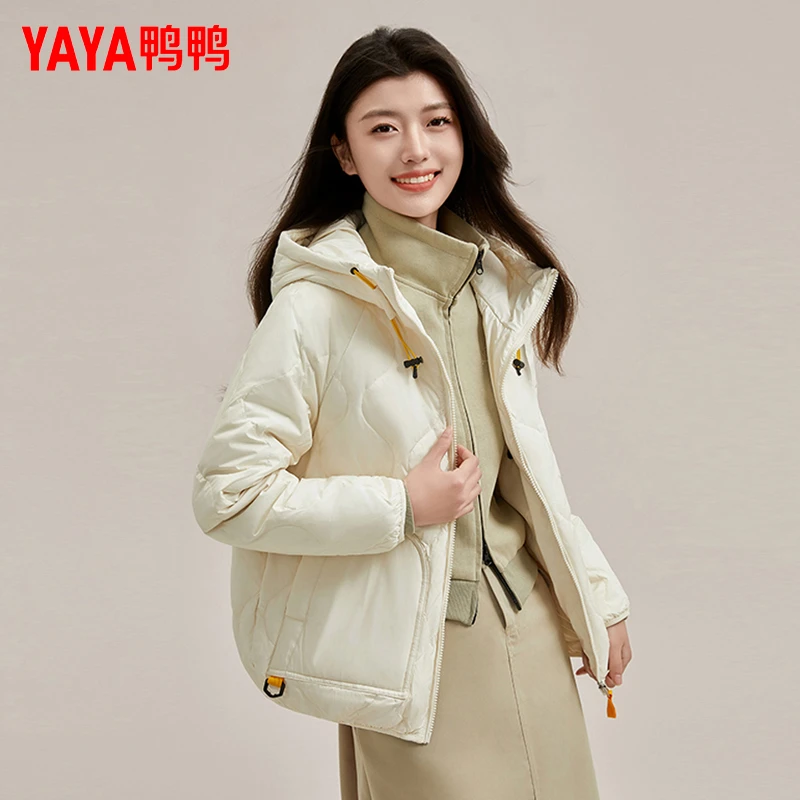 鸭鸭轻薄羽绒服女小个子短款时尚潮流休闲百搭外套YE4A603267W