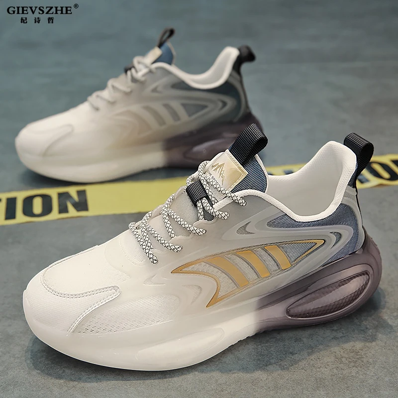 GIEVSZHE/纪诗哲时尚休闲鞋男透气运动鞋舒适潮鞋跑步减震男板鞋
